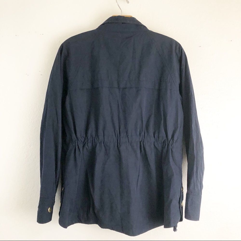 Loft Blue Half String Jacket Size S - image 4